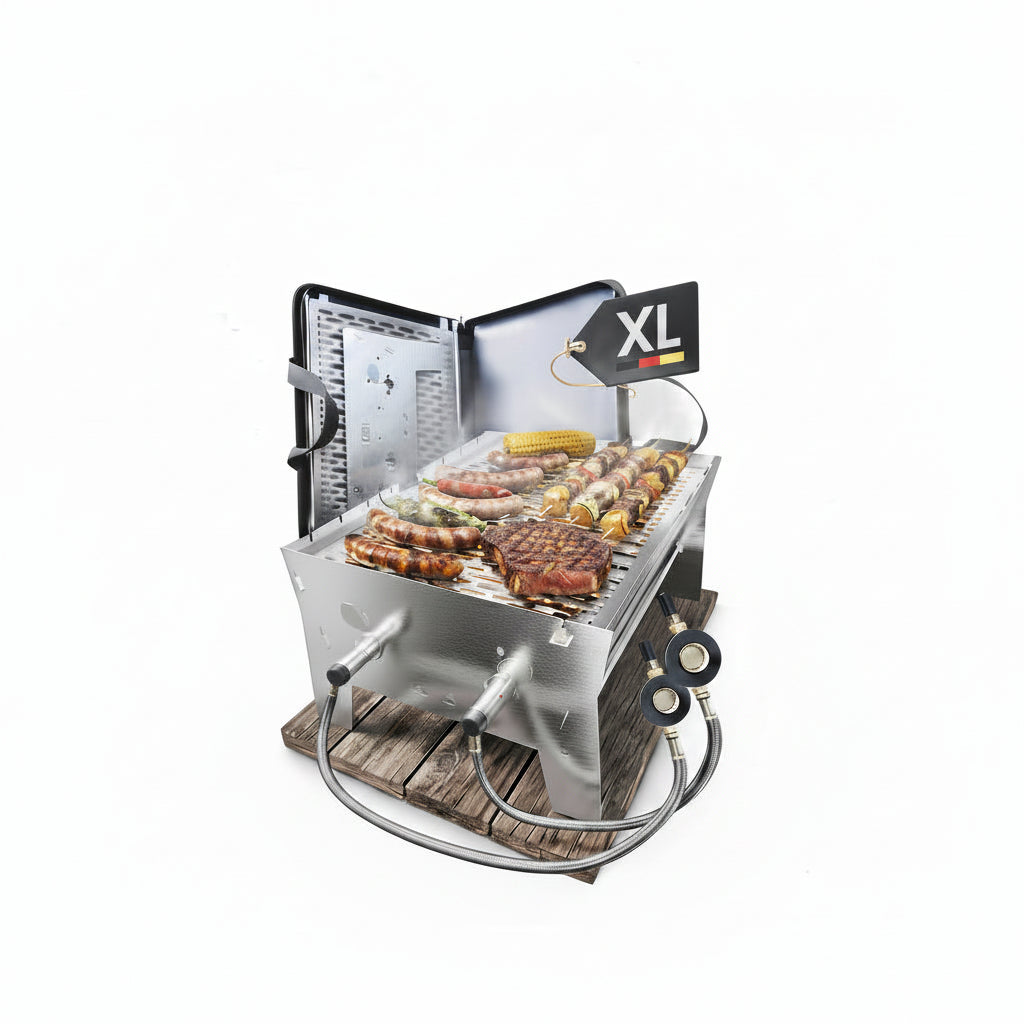 Ovicue_grill_xl_bei_Lebensieschoen_in_Waldkirchen_kaufen - detailansicht mit grillgut