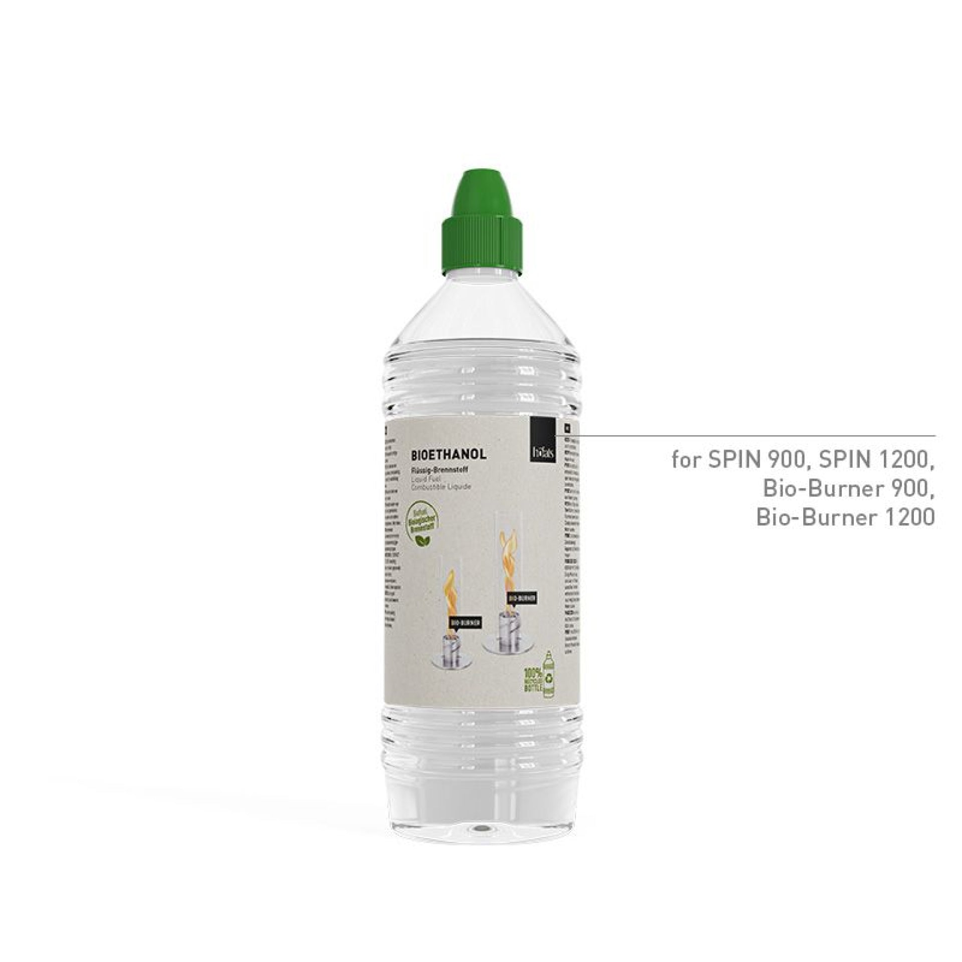 höfats - SPIN Bioethanol Flüssig-Brennstoff 1l Flasche