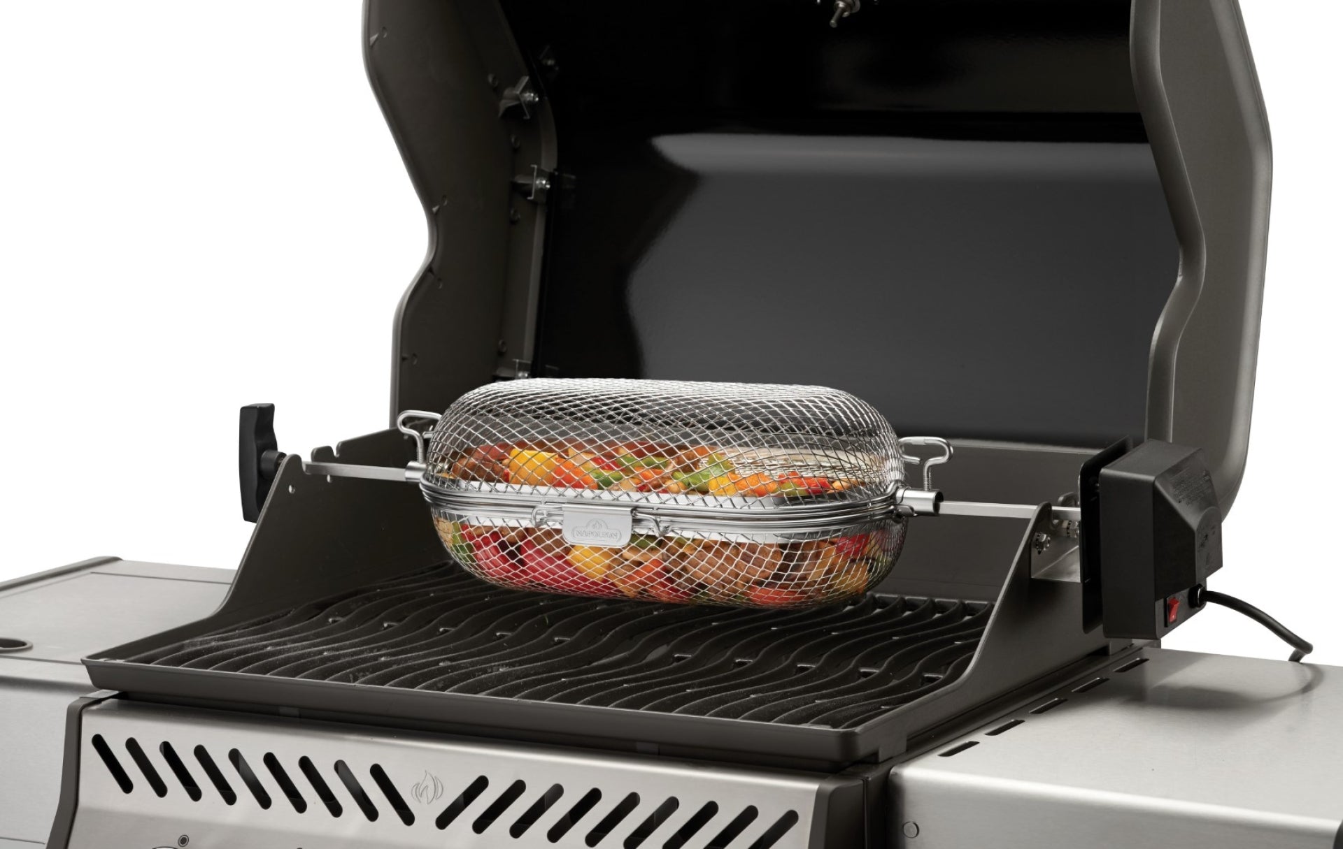 Napoleon Edelstahl- Grillkorb für Drehspieße