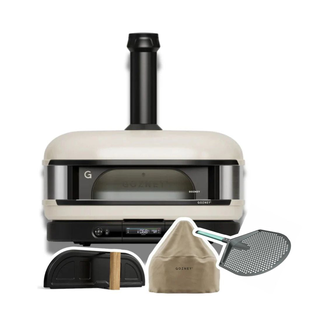 Gozney Dome XL Gen 2.0 Dual Fuel Bone: Komplett-Set mit Tür & Abdeckung