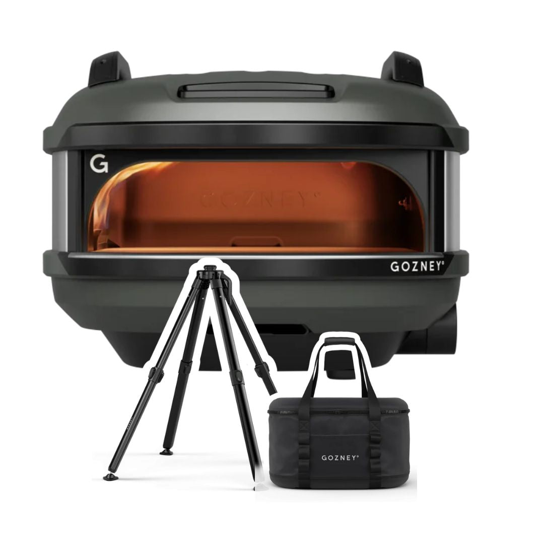 Gozney Tread Off Black Set | Mobiler Ofen mit Gestell & Tasche