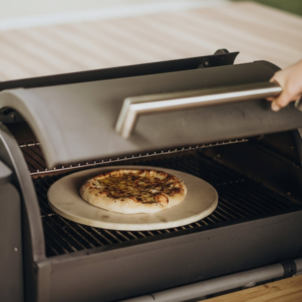 MOESTA BBQ - MOESTA BBQ - Pizzastein No. 1 Rund 36,5cm in Anwendung