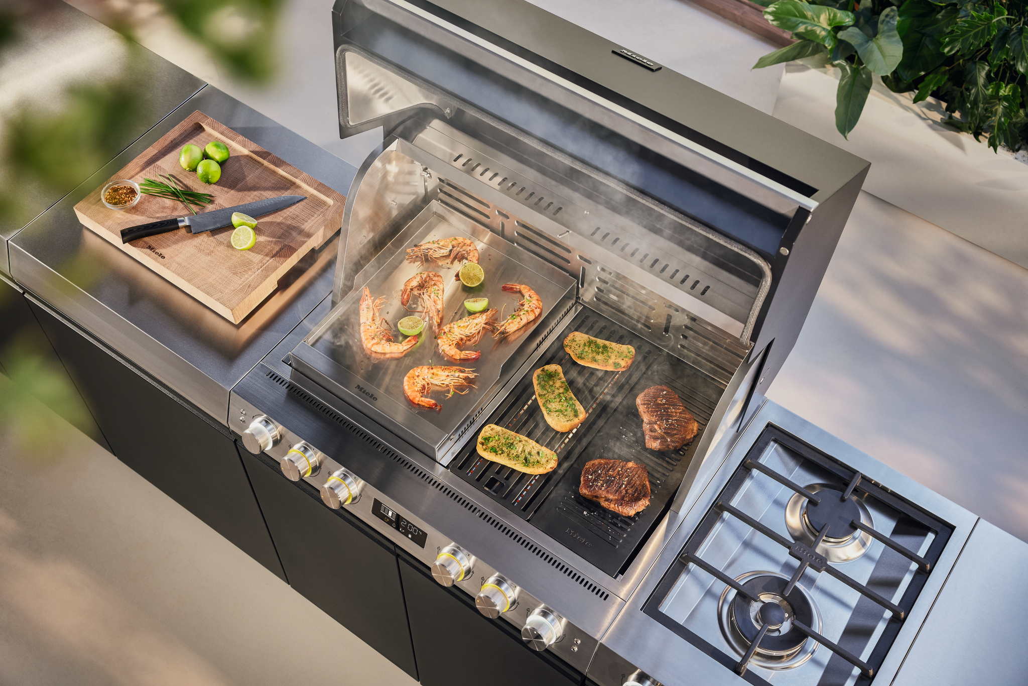 Miele Dreams Outdoor-Küche - Gasgrill - Fire Pro