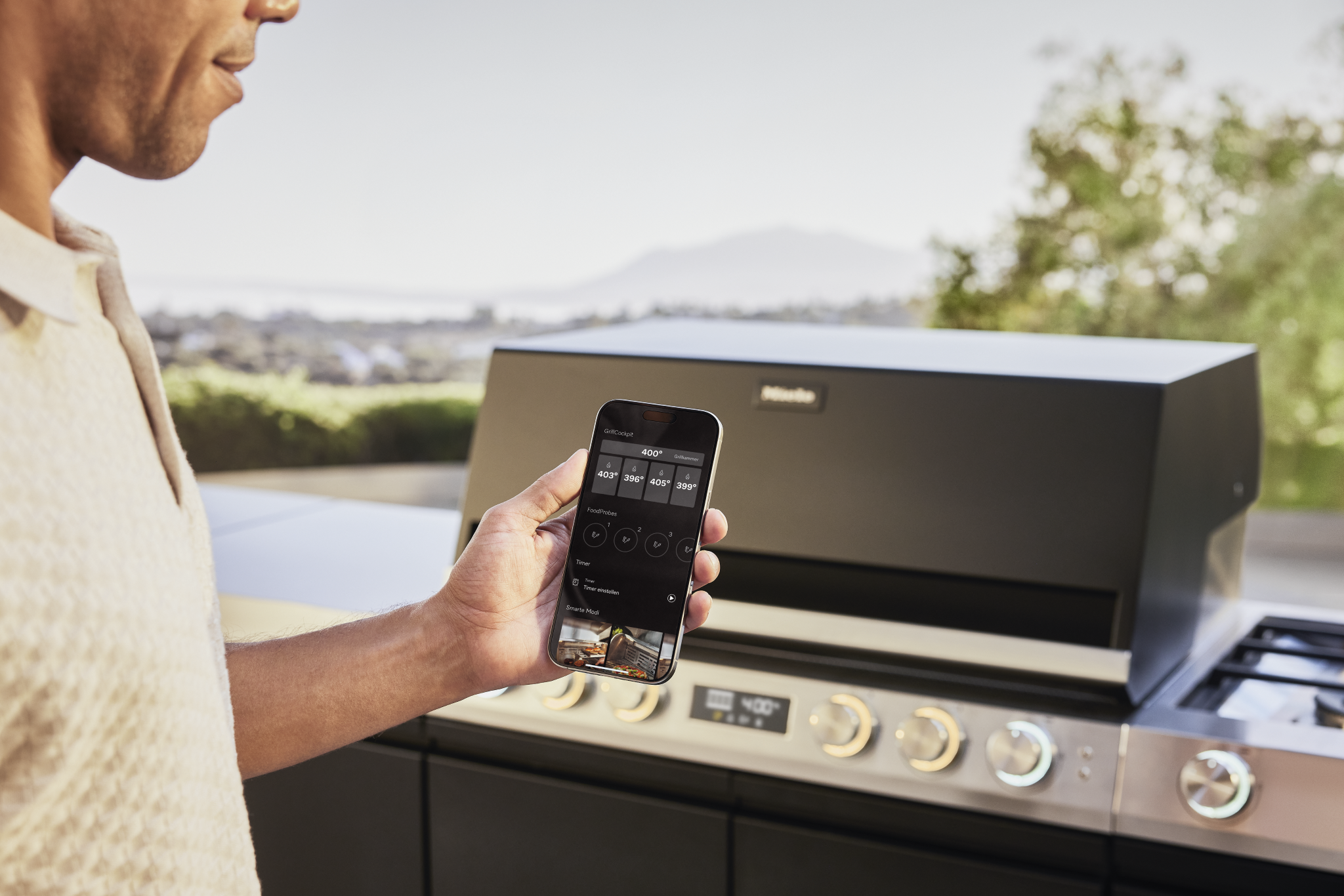 Miele Dreams Outdoor-Küche - Gasgrill - Fire Pro