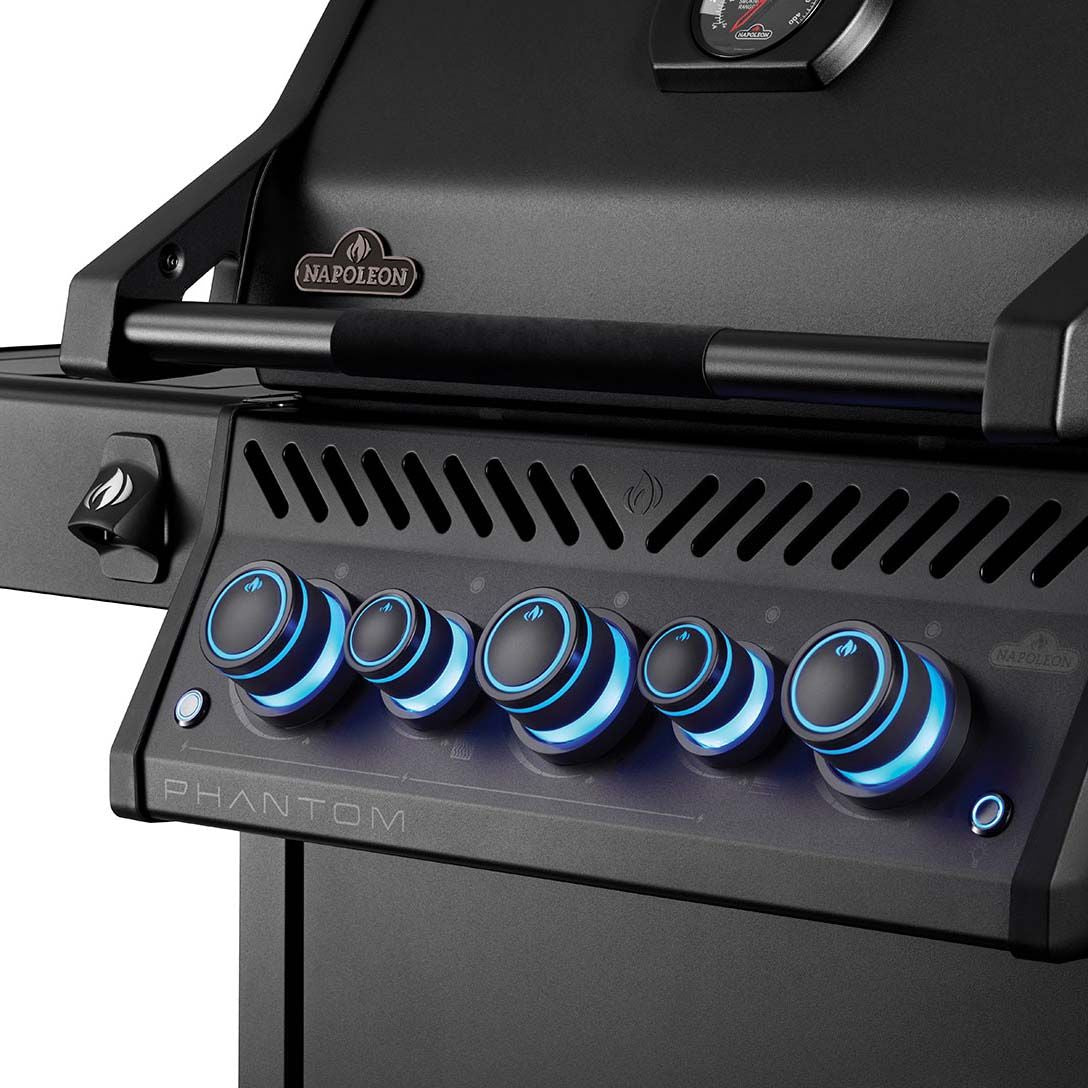 Napoleon Phantom Rogue® SE 425 RSIB, Mattschwarz mit SIZZLE ZONE™ & Heckbrenner