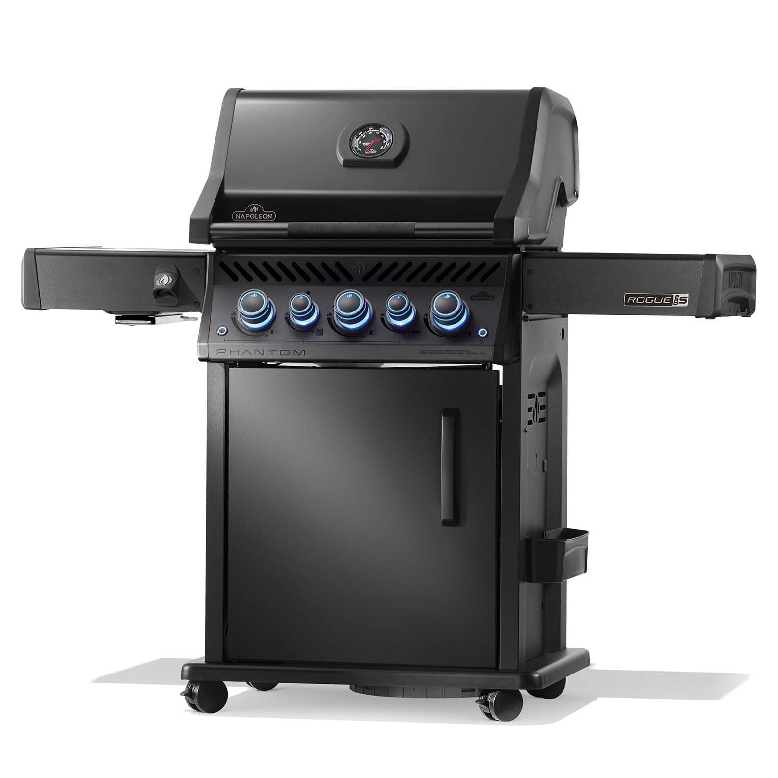 Napoleon Phantom Rogue® SE 425 RSIB, Mattschwarz mit SIZZLE ZONE™ & Heckbrenner