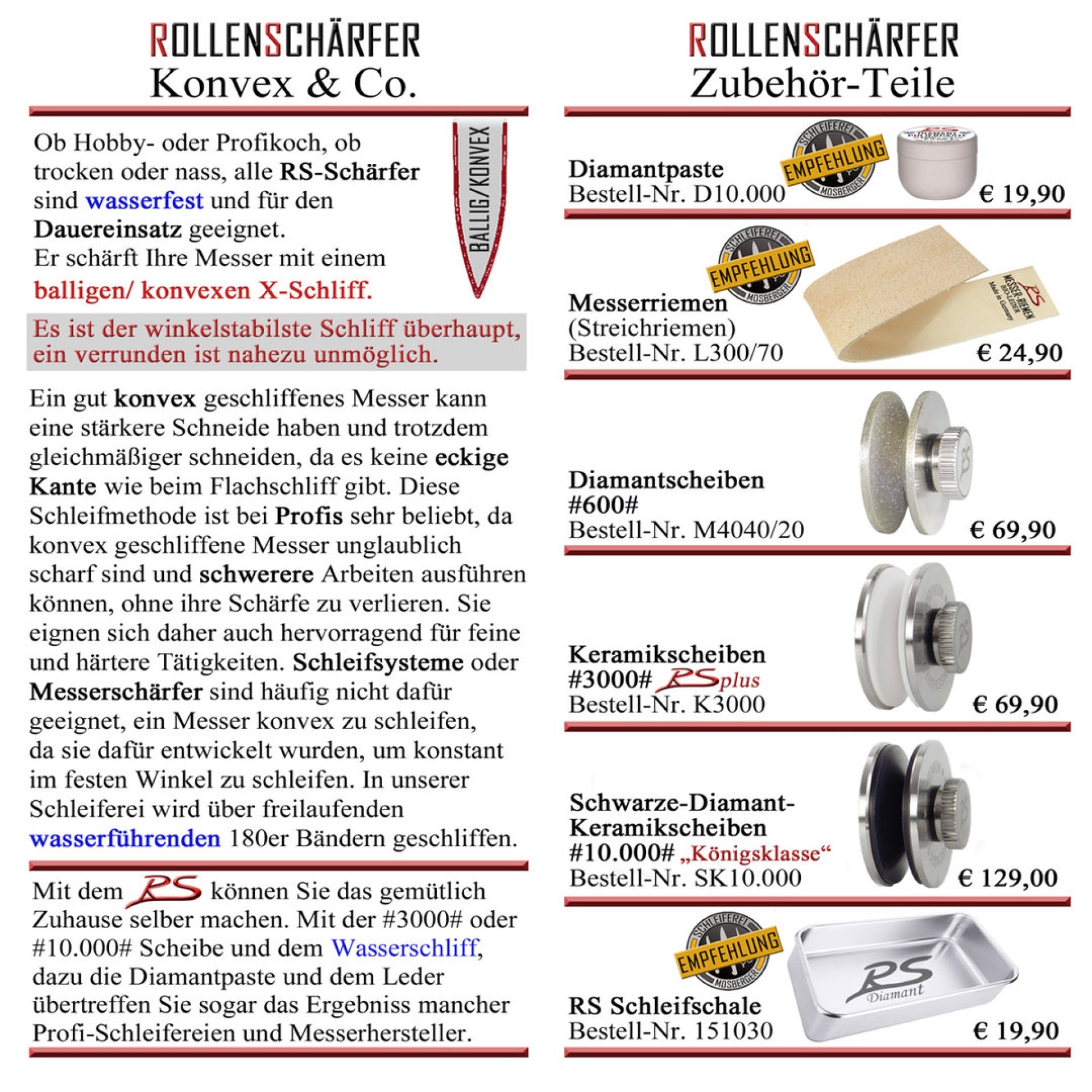 RS Diamant Rollenschärfer Gold Edition