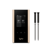 Typhur Sync Gold Dual – Kabelloses Fleischthermometer mit 2 Sonden & App