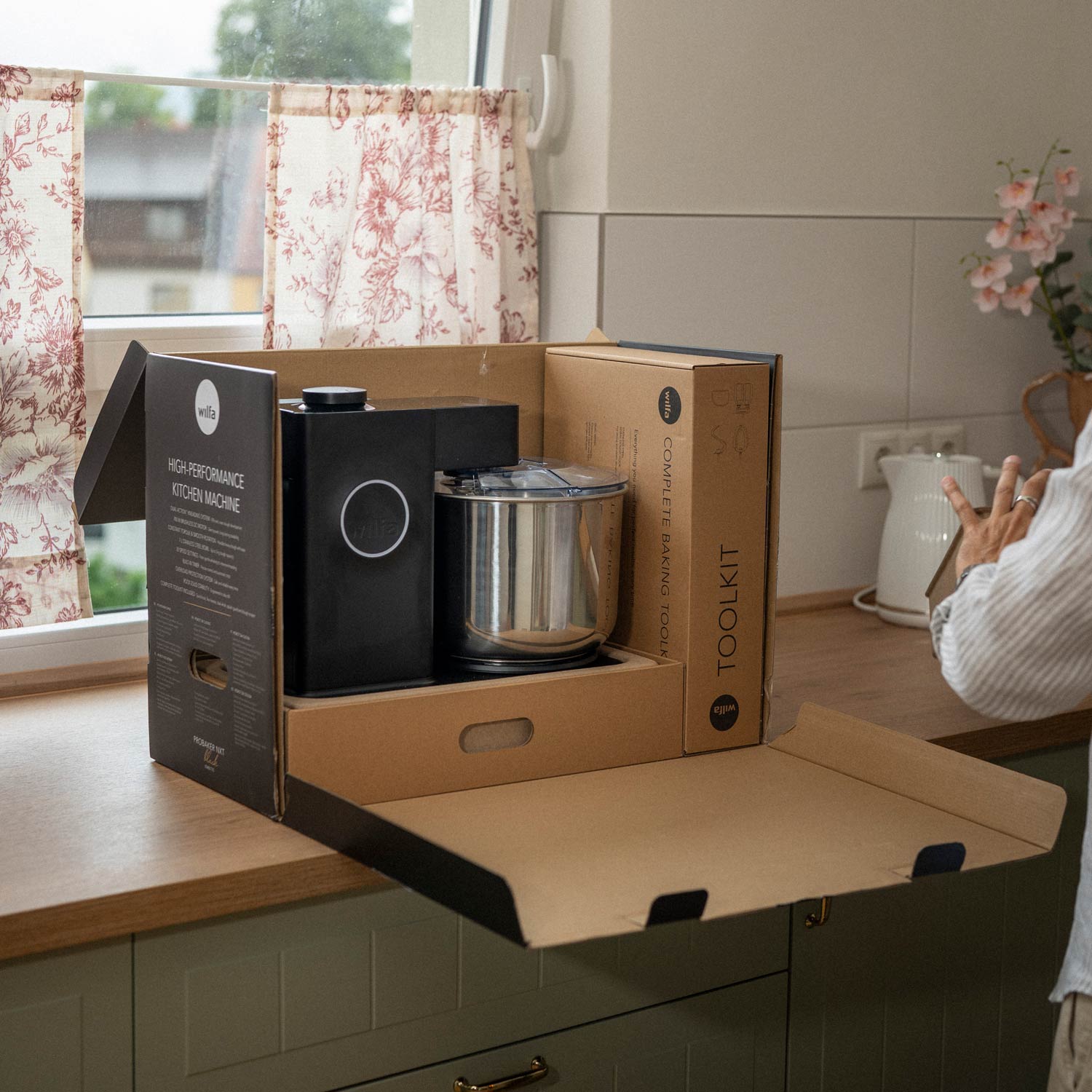 Wilfa Probaker NXT Knetmaschine_detailansicht noch verpackt in der box